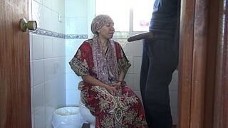 A horny Turkish muslim cuckold wife has sex in public toilet with american soldier porn video